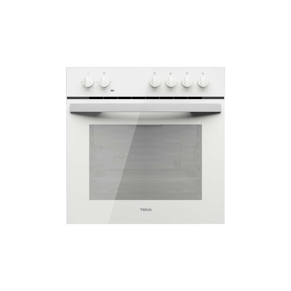 Teka HBE 490 ME Horno Convencional 60cm, 3 Funciones, 2 Cristales, Cristal Blanco