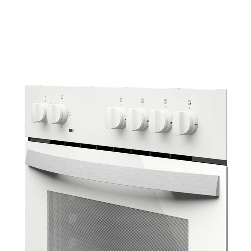 Teka HBE 490 ME Horno Convencional 60cm, 3 Funciones, 2 Cristales, Cristal Blanco