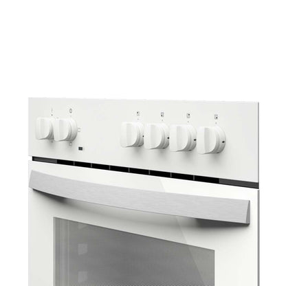 Teka HBE 490 ME Horno Convencional 60cm, 3 Funciones, 2 Cristales, Cristal Blanco